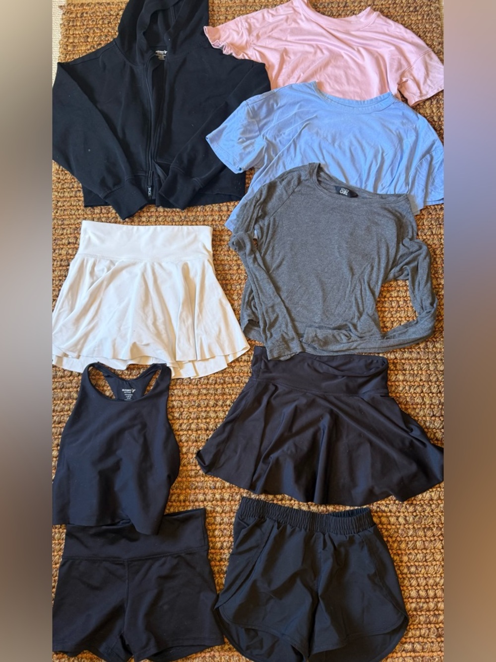 Lot of Girls Casual Athletic Workout Clothes Old Navy Athletica - Sizes 8/10/12